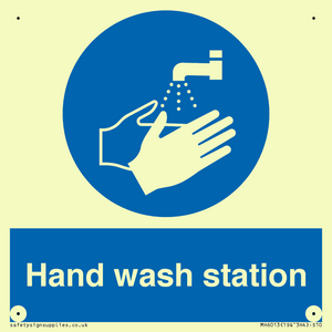 Hand wash station